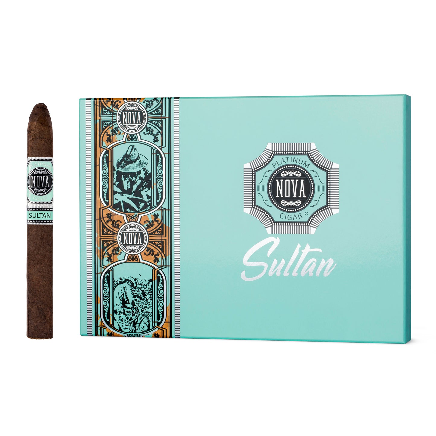 Platinum Nova Sultan Box Pressed Torpedo - 12ct