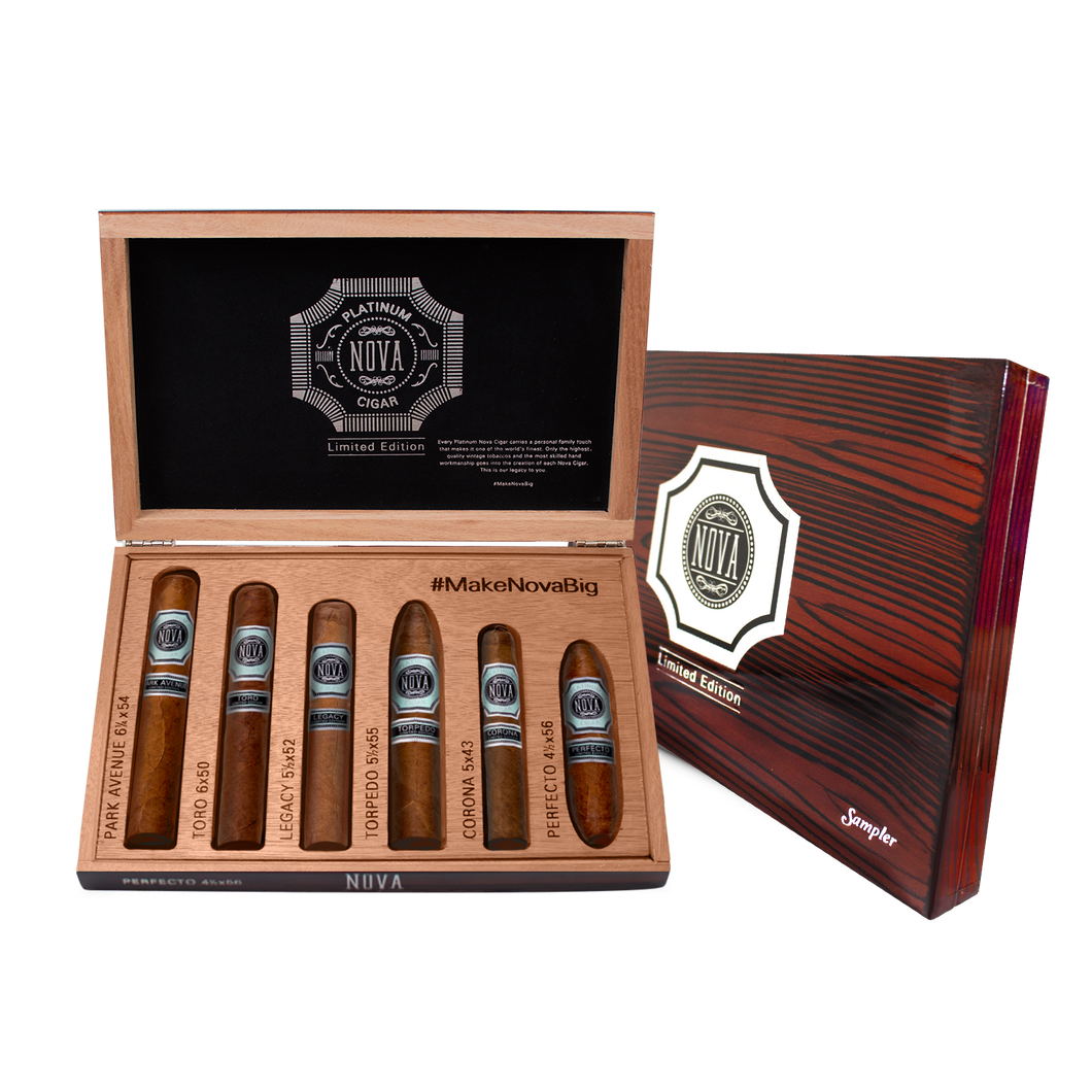 Platinum Nova Cigars Sampler Box